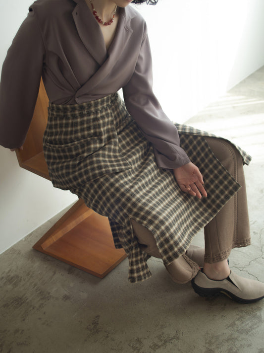 Triangle Pattern Knit Pants