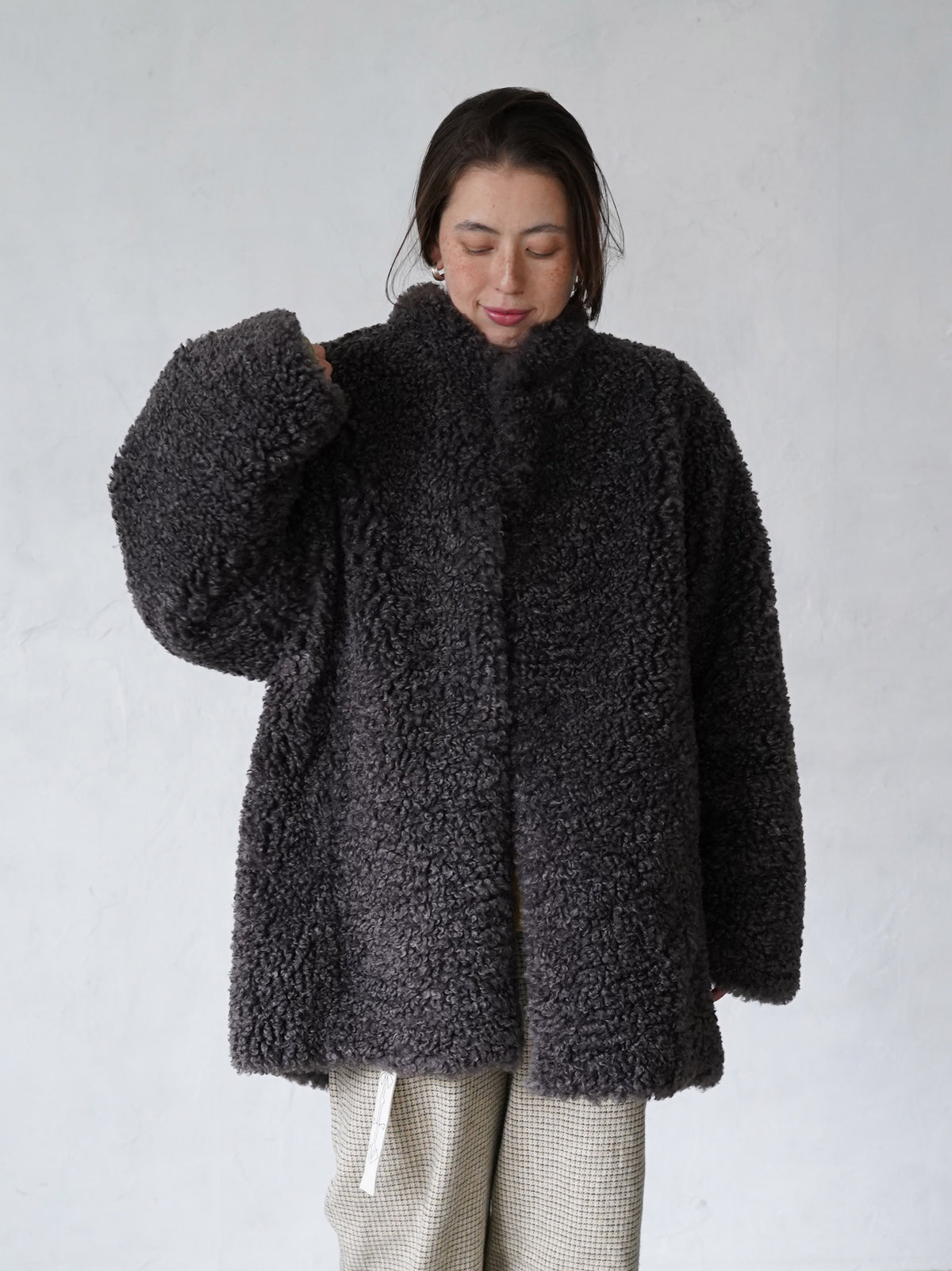 Dual Coat Taffeta & Boa