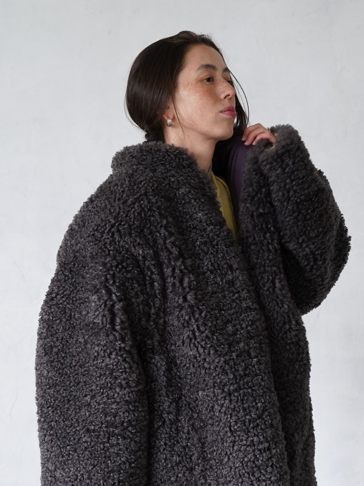 Dual Coat Taffeta & Boa