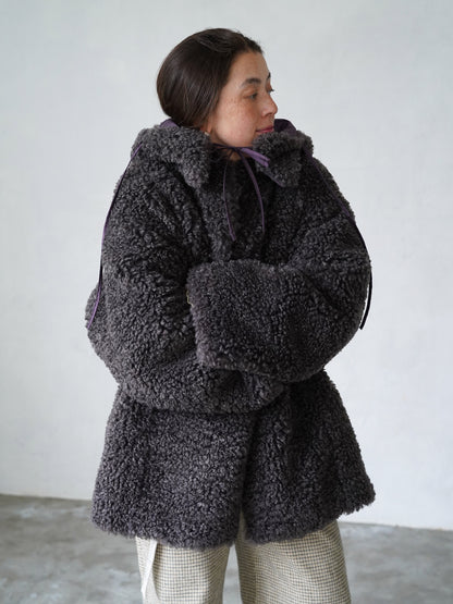 Dual Coat Taffeta & Boa