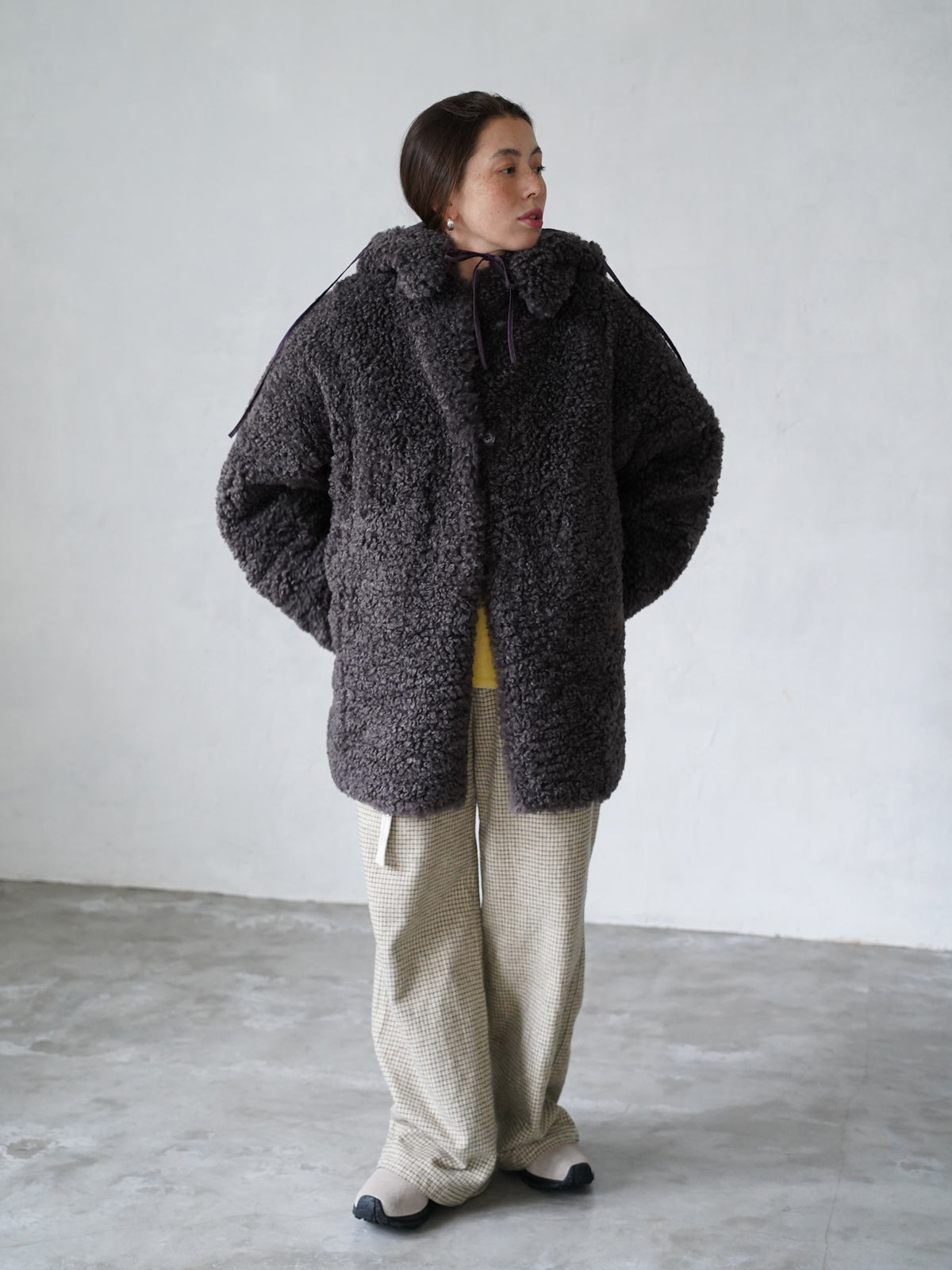 Dual Coat Taffeta & Boa