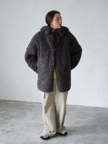 Dual Coat Taffeta & Boa