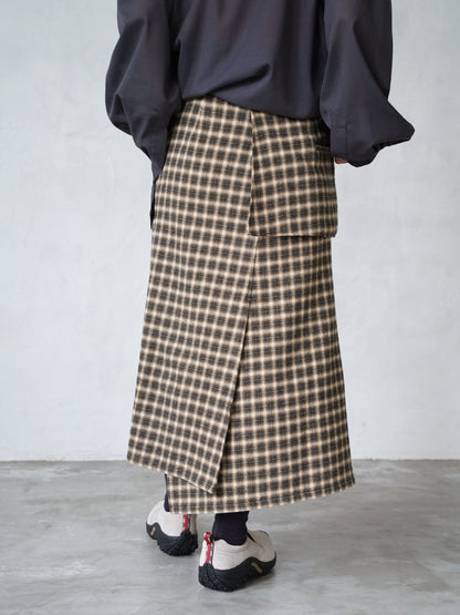Peplum Flare Skirt