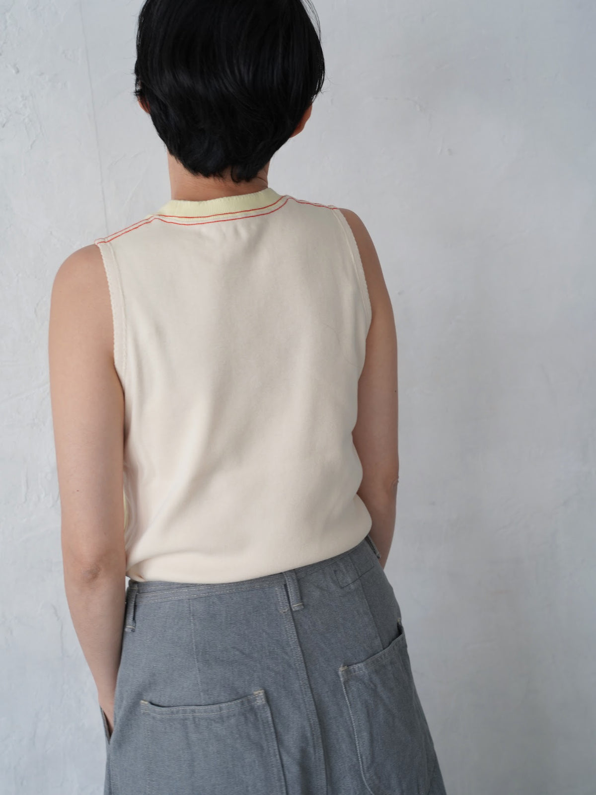 Picot Hem Tank Top
