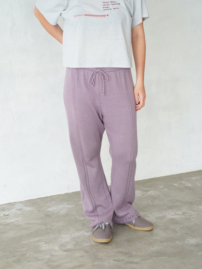 Triangle Pattern  Knit Pants