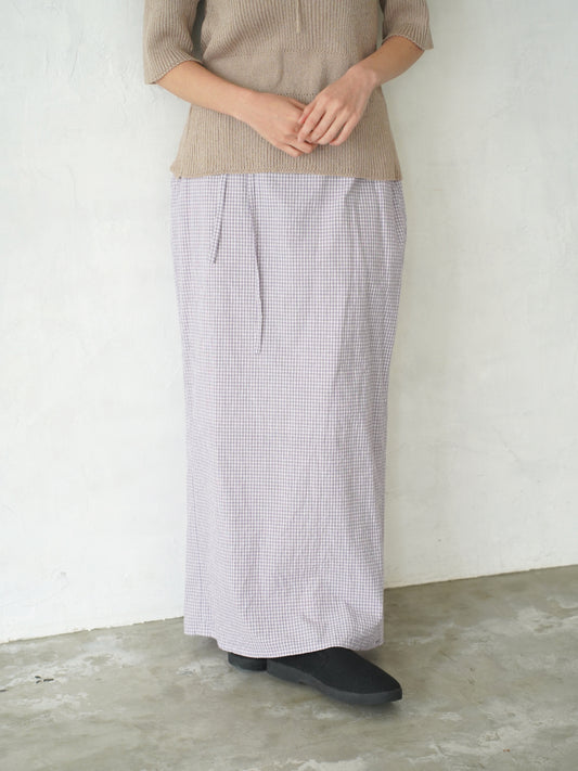 Mood Pencil Skirt (stripe&check)