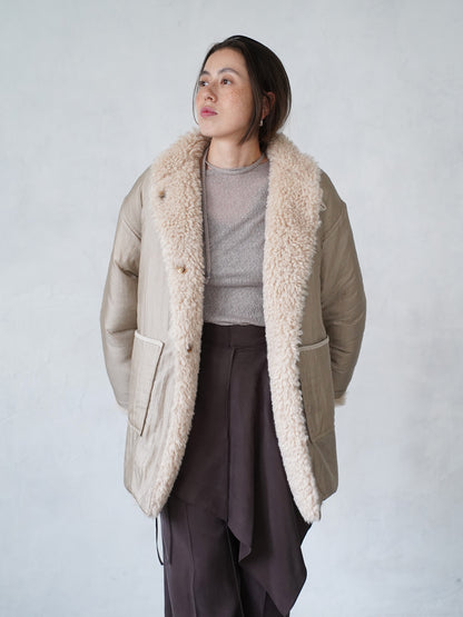 Dual Coat Taffeta & Boa