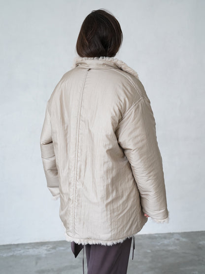 Dual Coat Taffeta & Boa