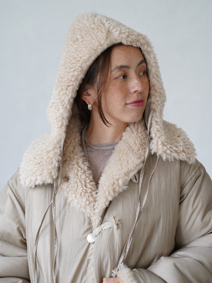 Dual Coat Taffeta & Boa