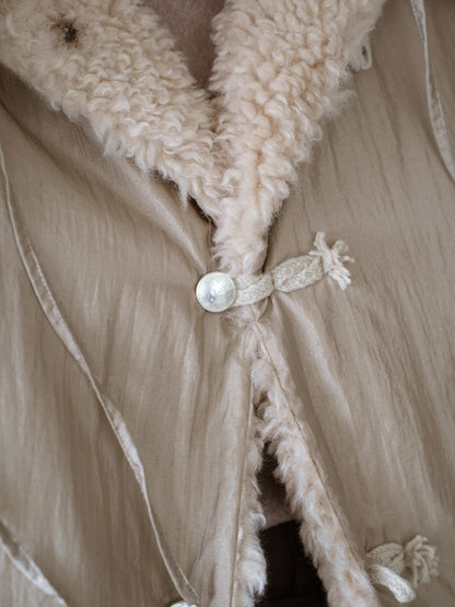 Dual Coat Taffeta & Boa