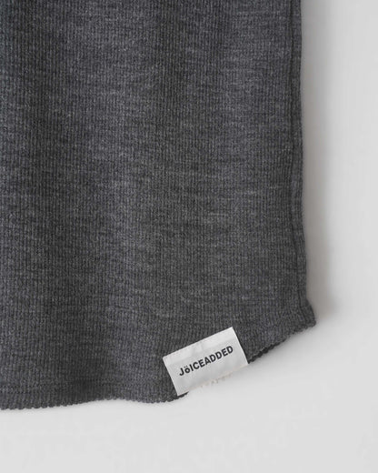 Jersey Wool Picot Hem Tank Top