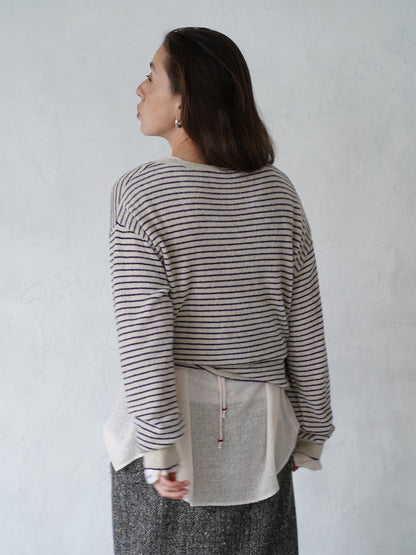 Velour Knit Sweater