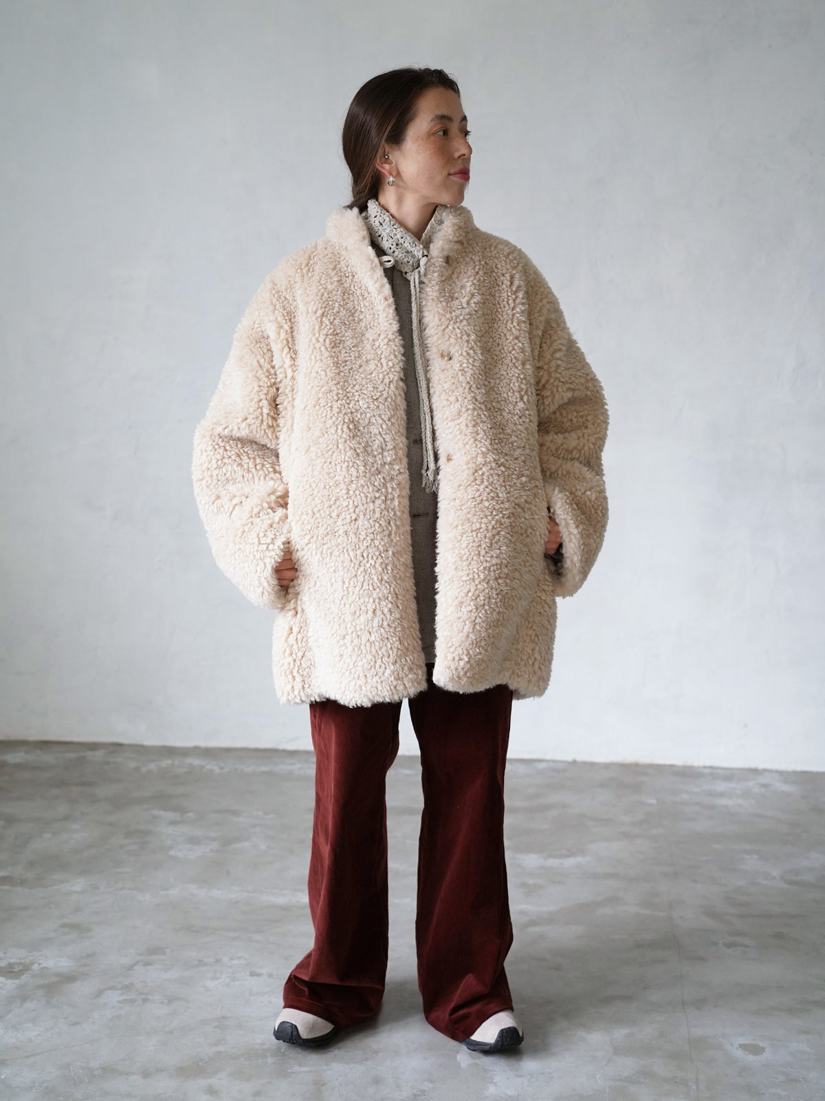 Dual Coat Taffeta & Boa