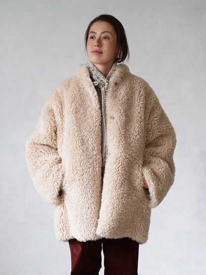 Dual Coat Taffeta & Boa