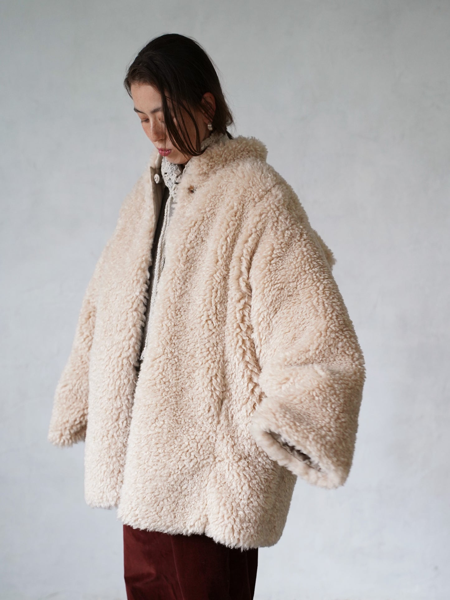 Dual Coat Taffeta & Boa