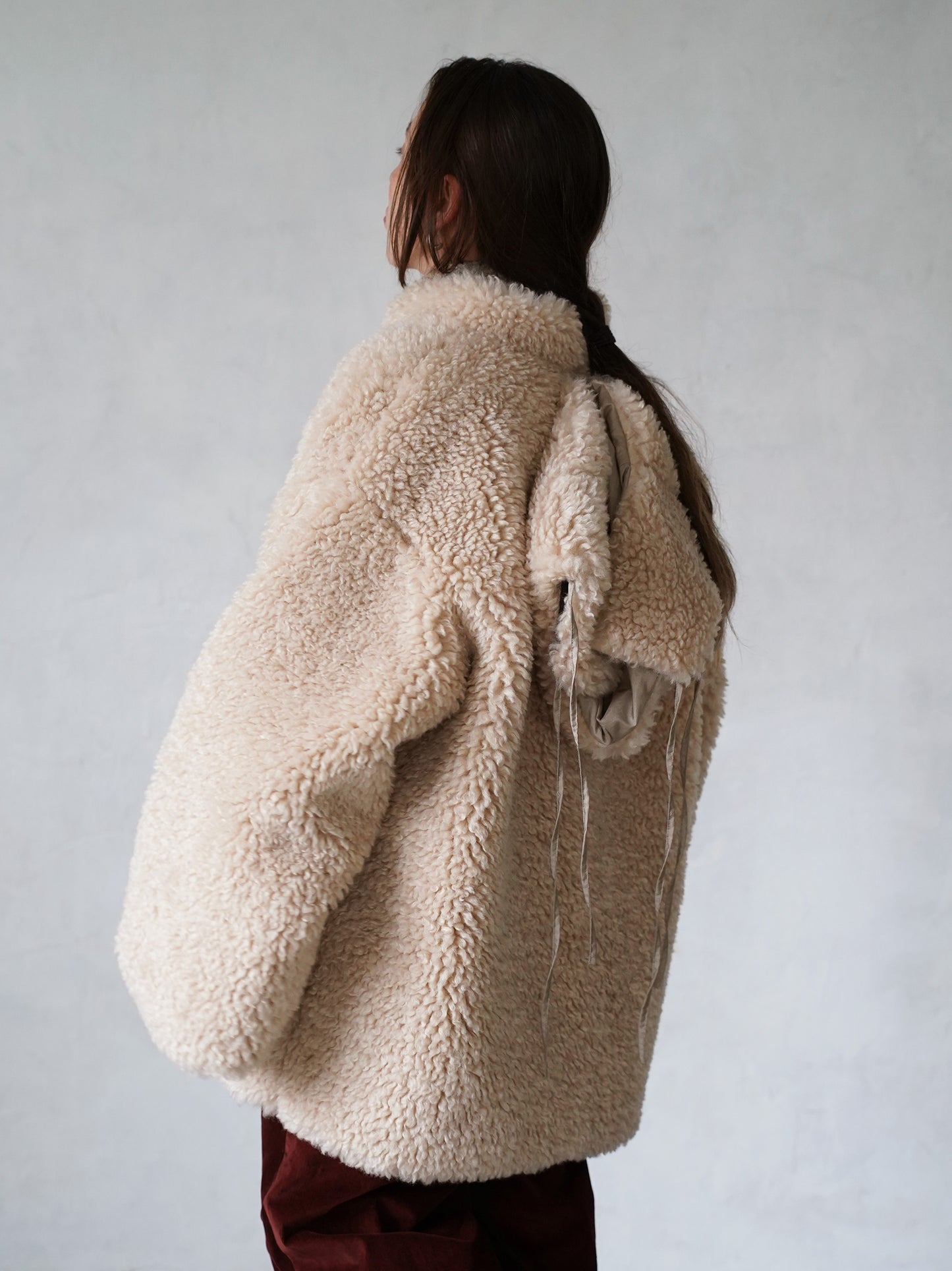 Dual Coat Taffeta & Boa