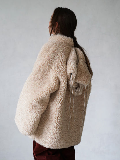Dual Coat Taffeta & Boa