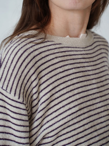 Velour Knit Sweater
