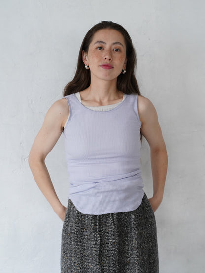 Picot Hem Tank Top