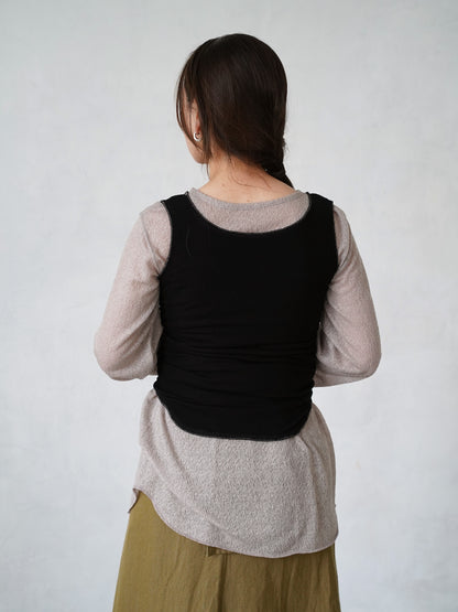 Picot Hem Tank Top