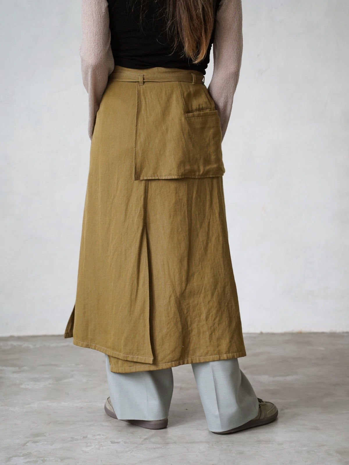 Peplum Flare Skirt
