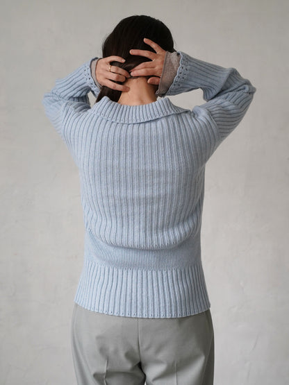 Wool Nuance Knit Polo