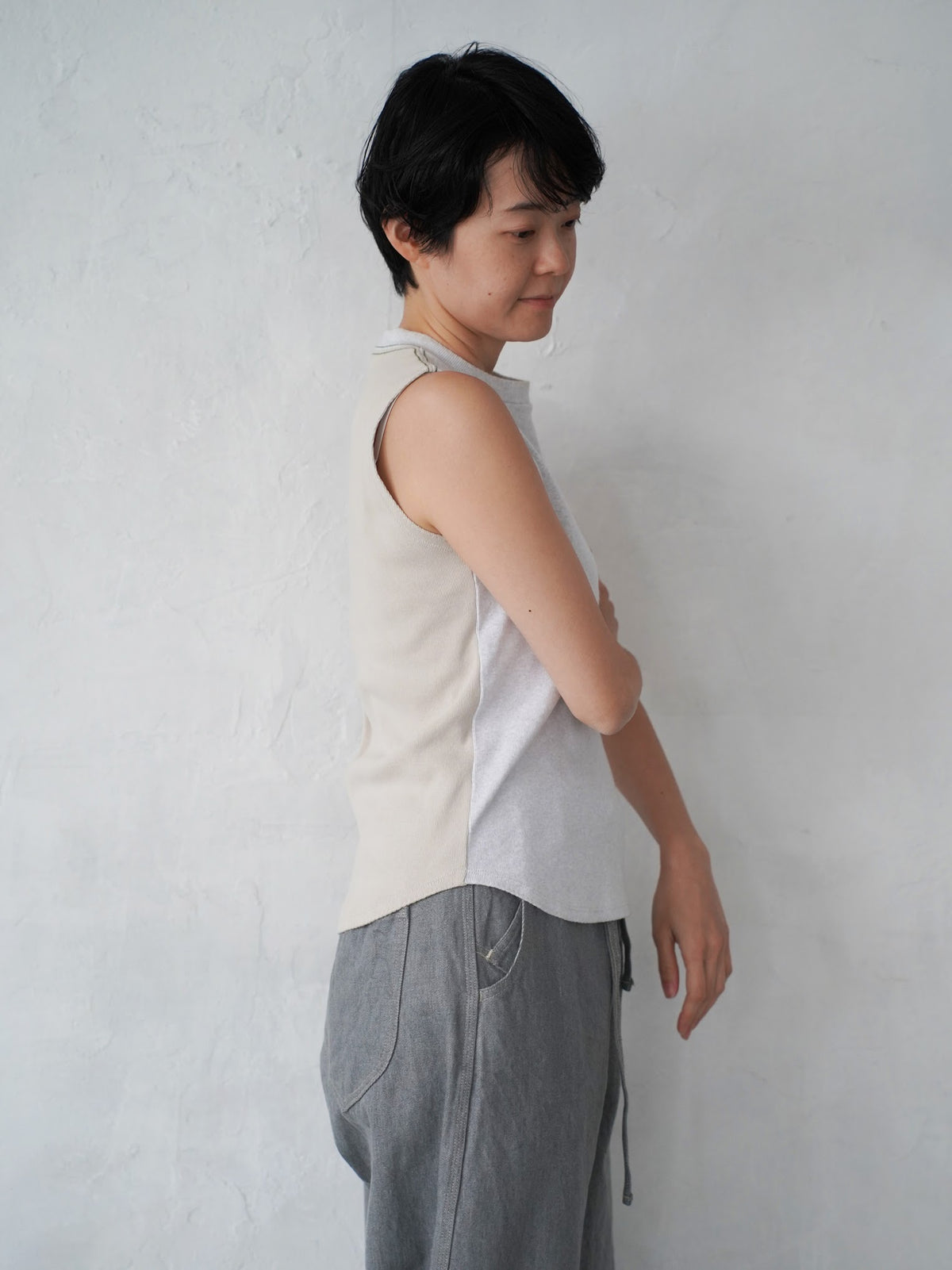 Picot Hem Tank Top