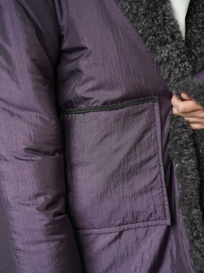 Dual Coat Taffeta & Boa