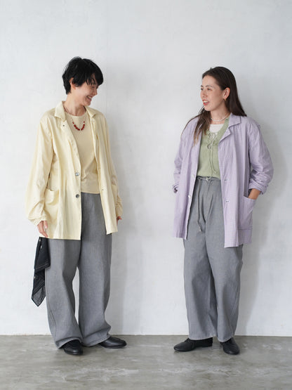 Ease of Mood Jacket (stripe&check)
