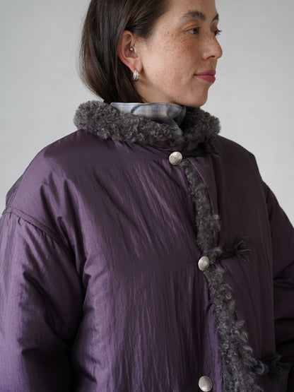Dual Coat Taffeta & Boa