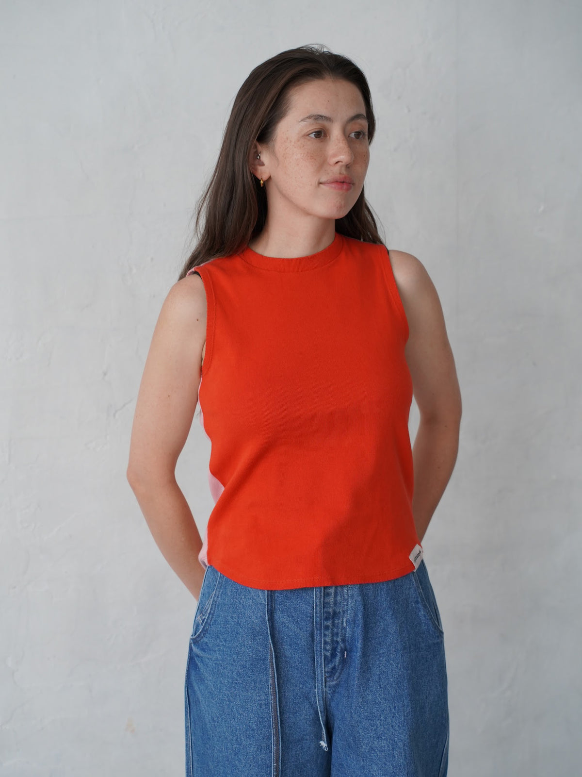Picot Hem Tank Top