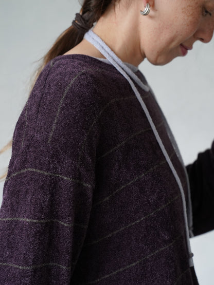 Velour Knit Sweater