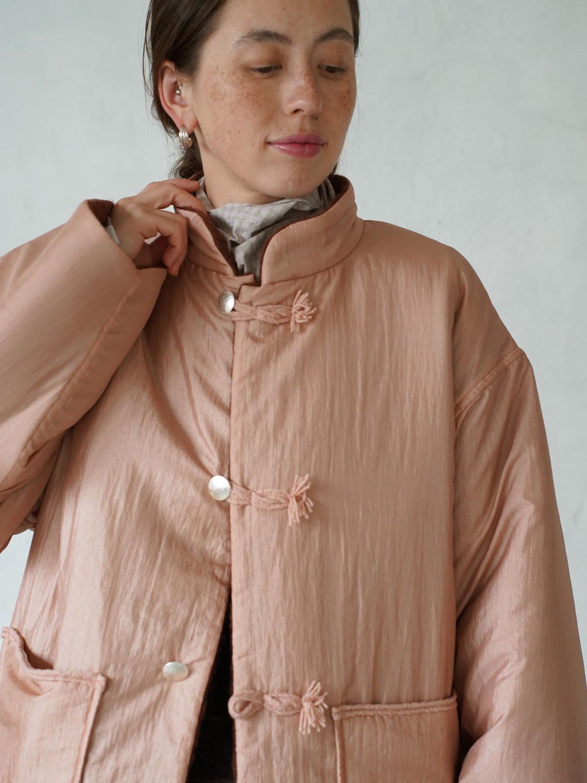 Dual Coat Taffeta & Boa