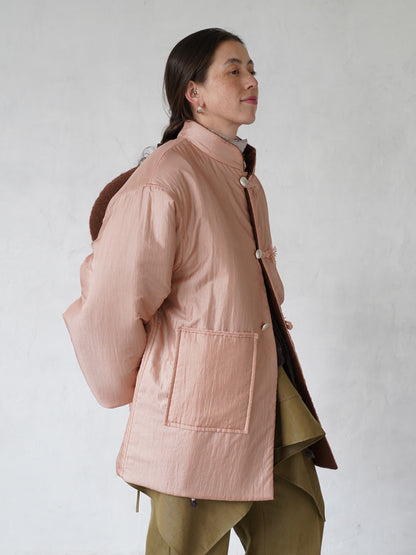 Dual Coat Taffeta & Boa