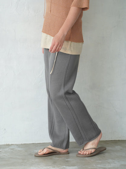 Triangle Pattern  Knit Pants