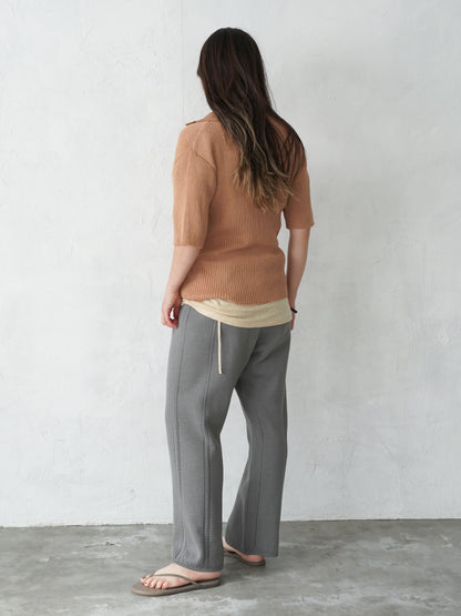 Triangle Pattern  Knit Pants