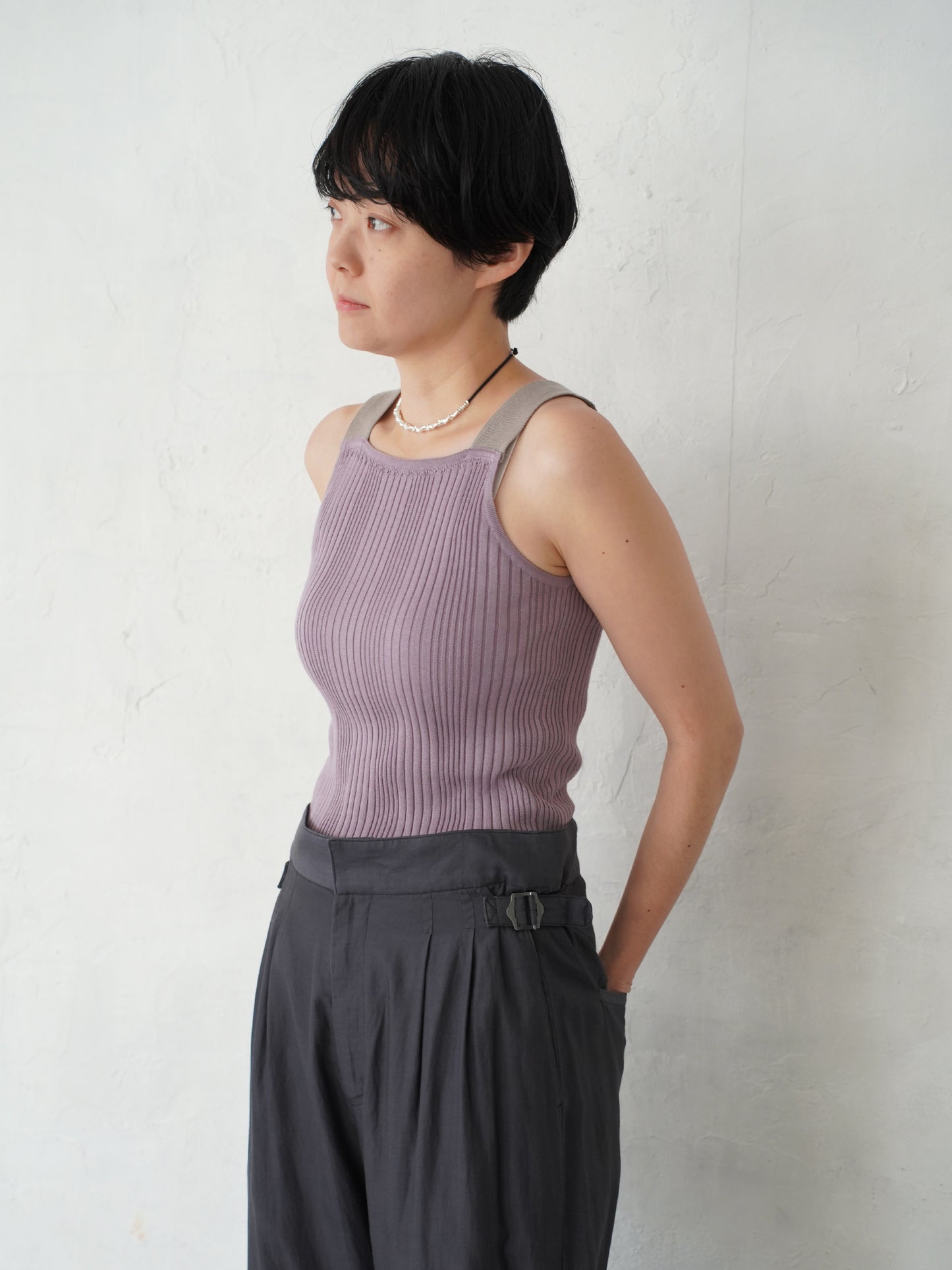 Subtle Accent  Camisole Knit