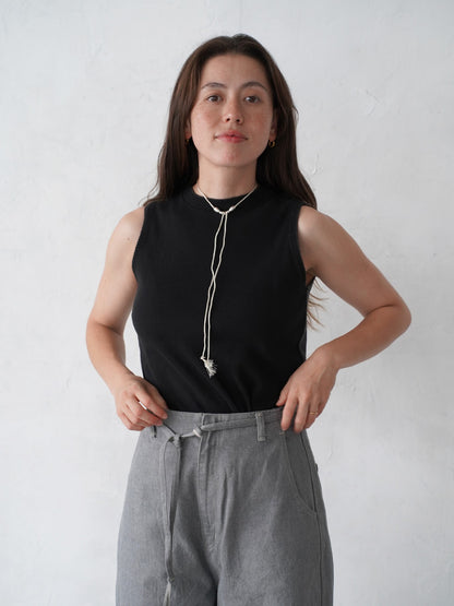 Picot Hem Tank Top