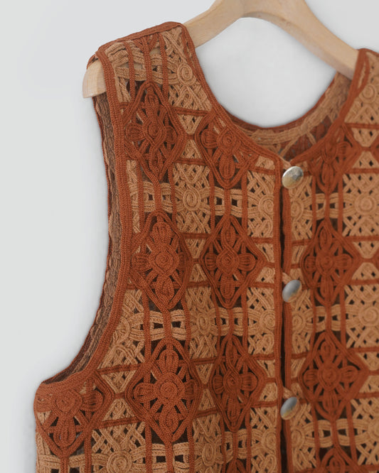 Embroidered Vest