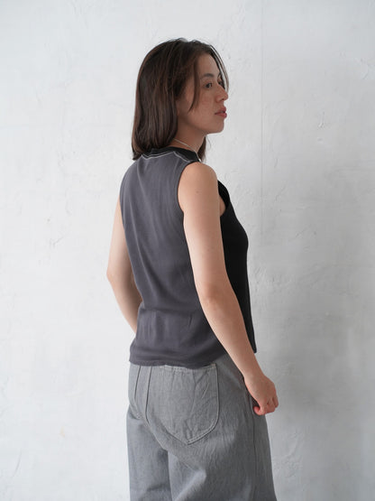 Picot Hem Tank Top