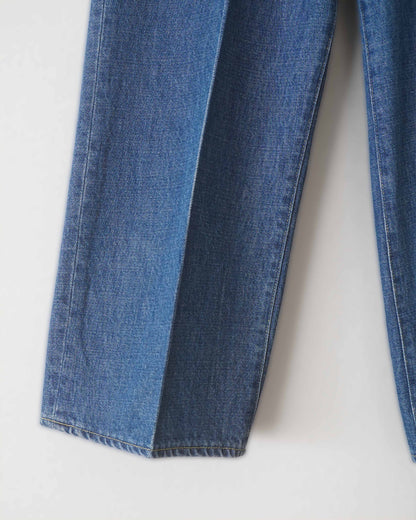 Center Crease Denim Trousers
