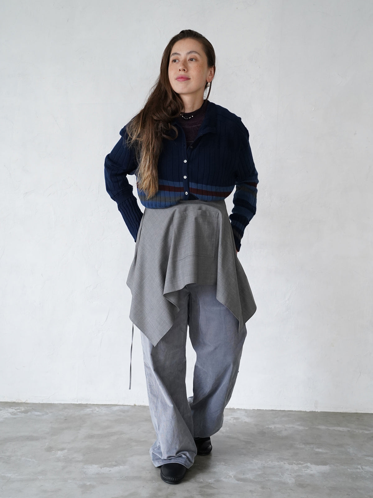 Utility Peplum Apron  Skirt