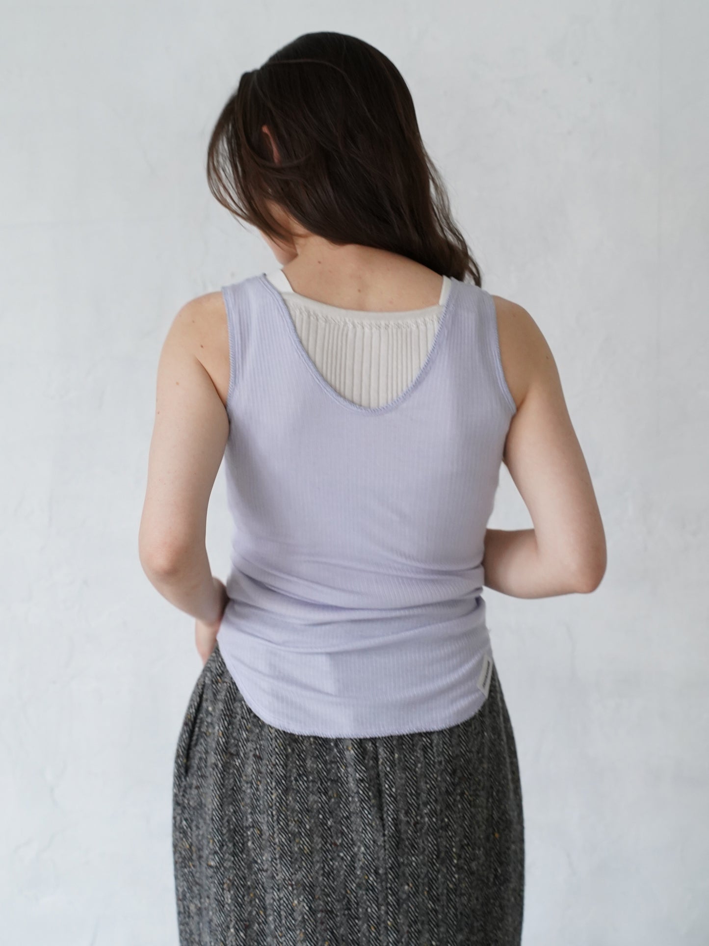 Picot Hem Tank Top