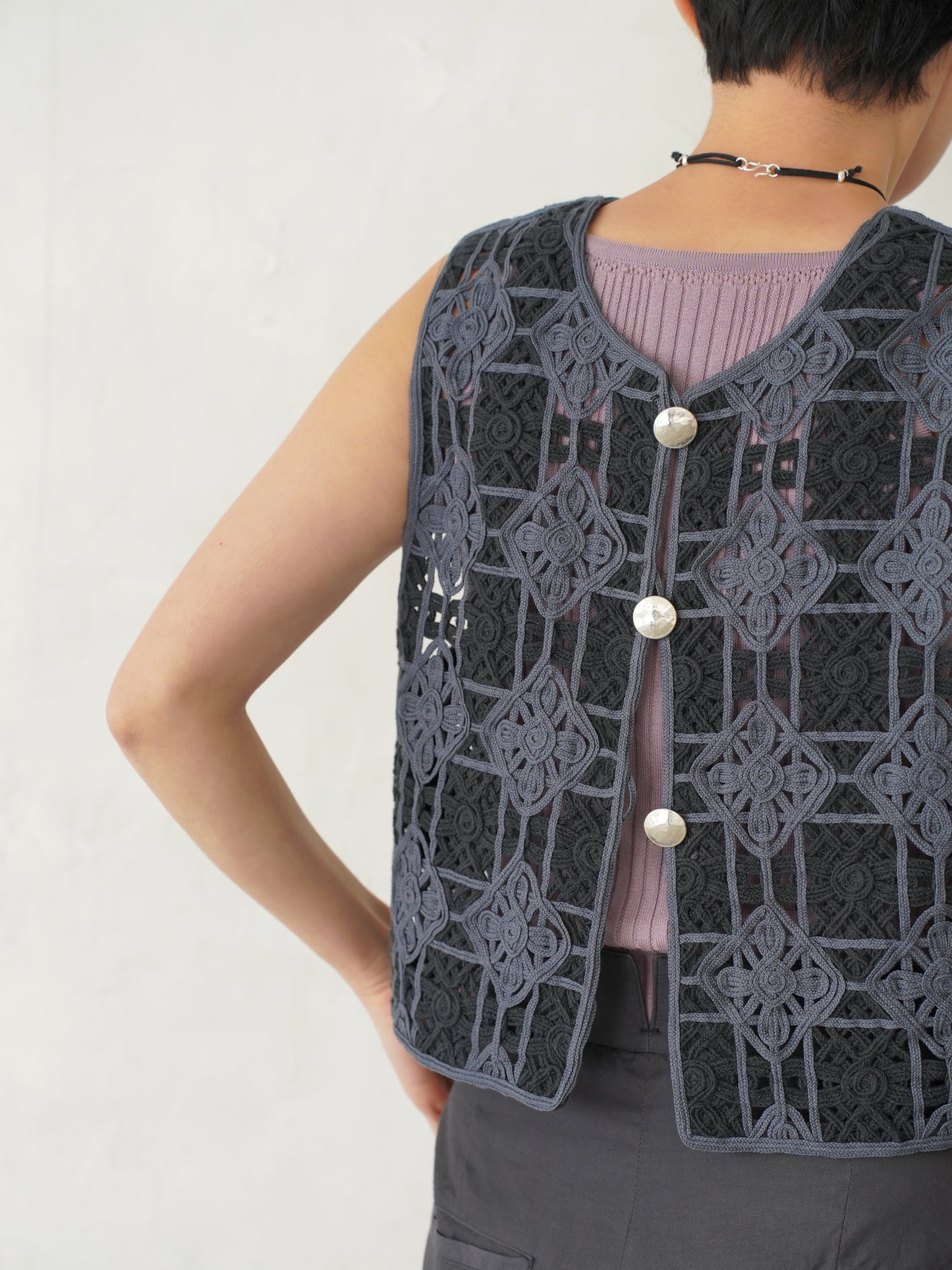 Embroidered Vest