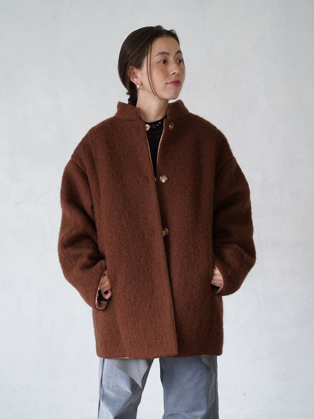 Dual Coat Taffeta & Boa