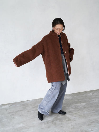 Dual Coat Taffeta & Boa