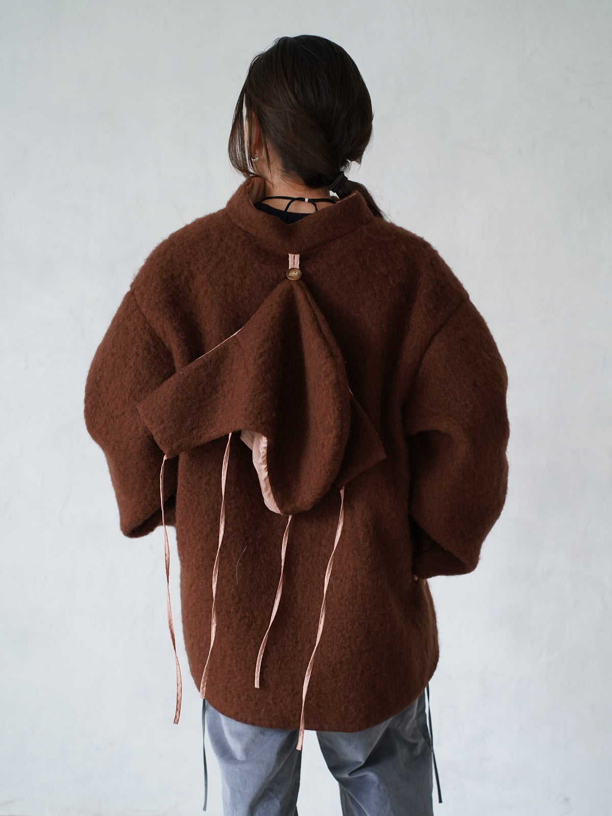 Dual Coat Taffeta & Boa