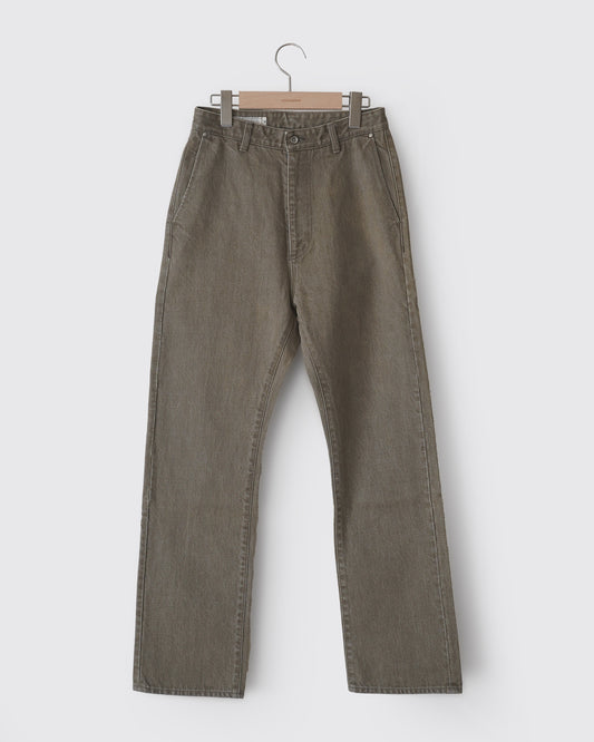 5PK Denim Trousers (MOSS BROWN)