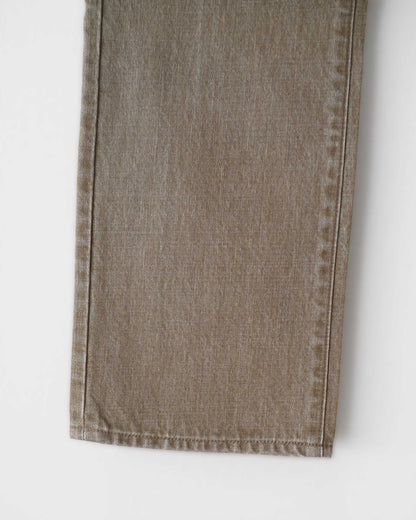 5PK Denim Trousers (MOSS BROWN)