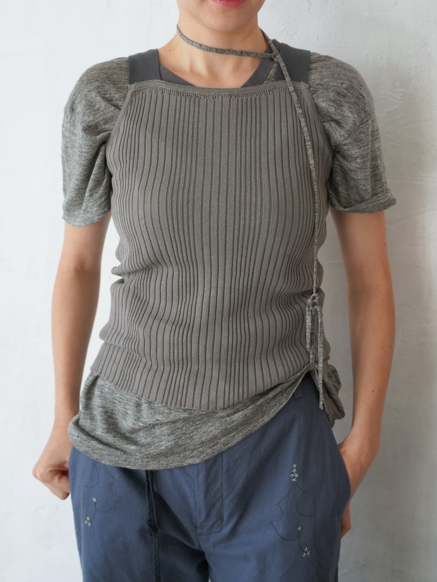 Subtle Accent  Camisole Knit